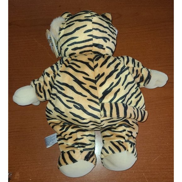 SKM Enterprise 12" Teddy Bear Plush In Tiger Costume Cute! Clean Hand Crafted - Picture 8 of 11